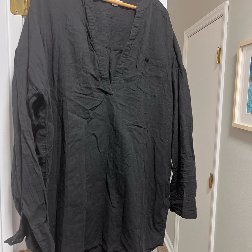 O’Neill Black Beach Cover Up (100% Cotton)